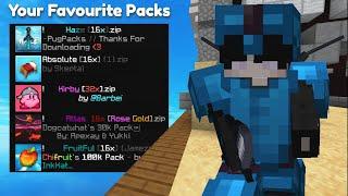 Using YOUR Favourite Hypixel Bedwars Texture Packs