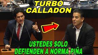 TURBOCALLADON. DAMIAN ZEPEDA DEL PAN QUEDO PALIDO. SEN. DE MORENA SOLTO TODA LA SOPA