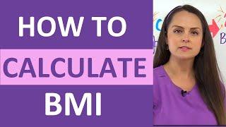 BMI Calculation Formula How to Calculate Body Mass Index  Nursing Calculations Math NCLEX