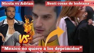 ¡Nicola vs adrian  ¡Se mete con quienes sufren depresión  ¡Karime y Sabine 🫦  #LCDLF2