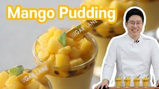 Such a delicious Mango Pudding recipe  Really easy & great for family dessert