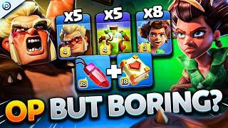 ROOT RIDER SPAM with NO ETERNAL TOME + 5 OG is BROKEN  Best TH16 Attack Strategy Clash of Clans