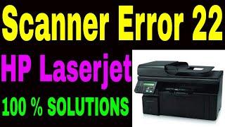 How to FIX Scanner Error 22