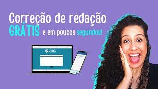 Correção de redação GRÁTIS e em poucos segundos  CIRA Corretor Inteligente de Redações Automático