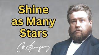 Shine as Many Stars  Charles Spurgeon  Updated  Devotional  Faiths Checkbook