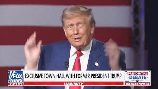 Trump FORGETS WHO HES RUNNING AGAINST Fox host CANT SAVE him