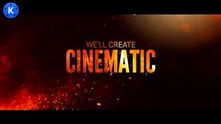 Cinematic Trailer Text with Kinemaster  Creative Ajit 