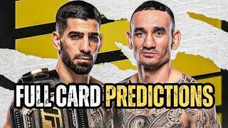 UFC 308 Predictions and Full Card Breakdown Topuria vs. Holloway