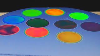 Etching silicon wafers to make colorful Rugate optical filters porous silicon