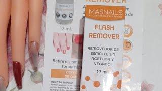 PROBANDO QUITA ESMALTE MAS NAILS COSMETICOS FORANEOS 