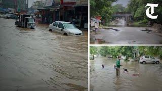 Heavy rains leave Chandigarh Tricity reeling under waterlogging and traffic disruptions