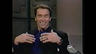 Arnold Schwarzenegger on Late Night 1989