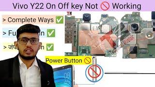 Vivo Y22 Power Key Ways  On off key not working solution in y22 #powerkey #y22