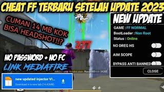 CHEAT FF TERBARU 2023 MOD MENU AUTO HEADSHOT ANTI BANNED SETELAH UPDATE NO PW NO FC  WORK RANK