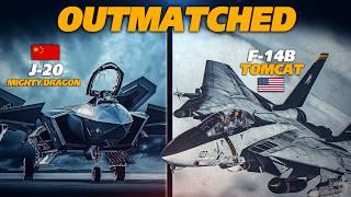 Supremely Outmatched  J-20 Mighty Dragon Vs F-14B Tomcat  Digital Combat Simulator  DCS 