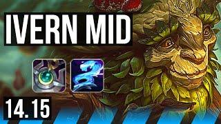 IVERN vs YONE MID  2113 500+ games  EUW Master  14.15