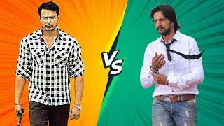 Kiccha sudeep vs d boss darshan  Kiccha sudeep  D Boss darshan  #kicchasudeep #dboss #shorts