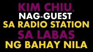 MYLODI KIM CHIU NAG GUEST SA RADIO STATION SA LABAS NG BAHAY NILA TO PROMOTE BAWAL LUMABAS