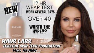 HAUS LABS FOUNDATION REVIEW  LOTS TO SAY ABOUT THIS ONE  WORN SEVERAL DAYS  12 HR WEAR TEST 300N