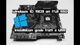 How to install Windows 10 in 2022 on M.2 SSD from a USB stick