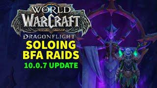 Update for Soloing BFA Raids in 10.0.7  World of Warcraft