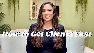 HOW TO GET CLIENTS FAST  HOW I BUILT MY CLIENTELE  LICENSED ESTHETICIAN  **GIVEAWAY**