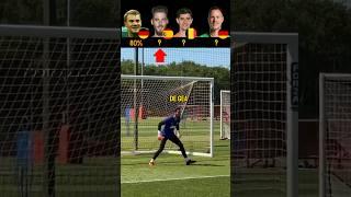 Neuer vs De Gea vs Courtois vs Ter Stegen   Practice Makes Perfect Save Challenge