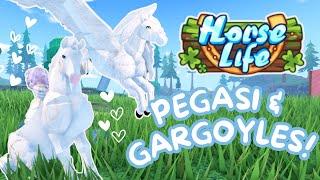 Finding Pegasi & Gargoyles II Horse Life ft. my boyfriend