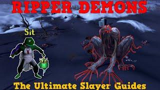Semi-AFK Ripper Demons for 130mhr  Runescape 3 Slayer Guide