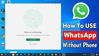 How To Use Whatsapp in Laptop Without Phone  Whatsapp in PC Without Phone   WhatsApp Tips