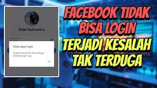 Facebook Tidak Bisa Login Terjadi Kesalahan Tak Terduga