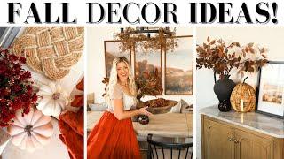 FALL DECORATE WITH ME  AFFORDABLE FALL DECOR IDEAS  HOW TO DECORATE FOR AUTUMN