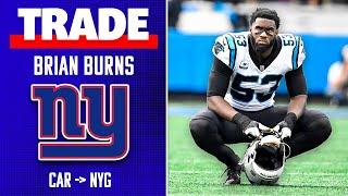 BRIAN BURNS IS A NEW YORK GIANT