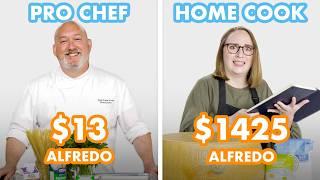 $1425 vs $13 Fettuccine Alfredo Pro Chef & Home Cook Swap Ingredients  Epicurious