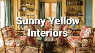 Sunny Yellow Interiors  Best Home Decor Ideas