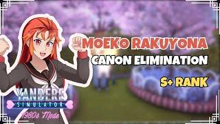 Week 2  Moeko Rakuyona Canon Elimination S+ Rank  Yandere Simulator 1980s Mode