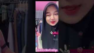 kak rhina hijab live streaming in bigo dengan joged pargoynya