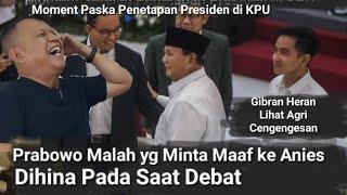 PRABOWO AJAK PEMBENCINYA SETELAH PENETAPAN KPU PRESIDEN DAN WAKIL TERPILIH 2024-2029