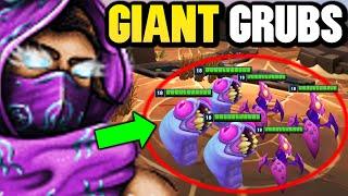 We fed the enemies to GIANT GRUBS with Minionmancer Augment... LITERAL VOID ARMY