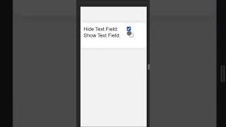 show and hide input fields based on checkbox selection