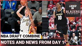 NBA Draft Combine News & Notes on Cody Williams Matas Buzelis Stephon Castle Ron Holland & more