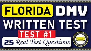 Florida DMV Written Test 2024  DMV Practice Test  DMV Permit Test Questions and Answers