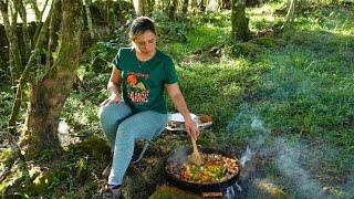 Brazilian cooking outdoor ASMR