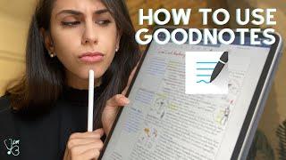 Goodnotes 5 App tutorial  How to use Goodnotes in university and medical school