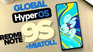 HyperOS 1.0.5.0 Global ft. Redmi Note 9S +Miatoll PORT  A SHORT REVIEW
