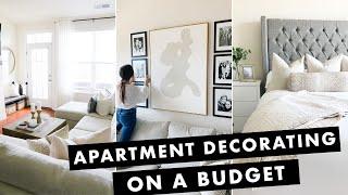 APARTMENT DECORATING ON A BUDGET  Making Cheap Apartment Decor Look Expensive