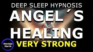 Deep Sleep Hypnosis  Angel of Healing Embrace in ️ Love Meditation for Sleep