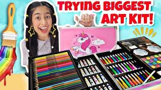 Trying BIGGEST Art Kit️ *First Time*  Riyas Amazing World