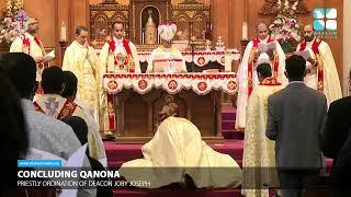 Nara Rakshakanam Mishihaye - Concluding Qanona - Fr. Joby Joseph Ordination