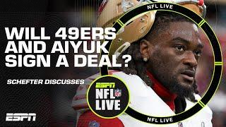 Receiver Dilemma  Will the 49ers and Brandon Aiyuk settle for a long-term deal?  NFL Live